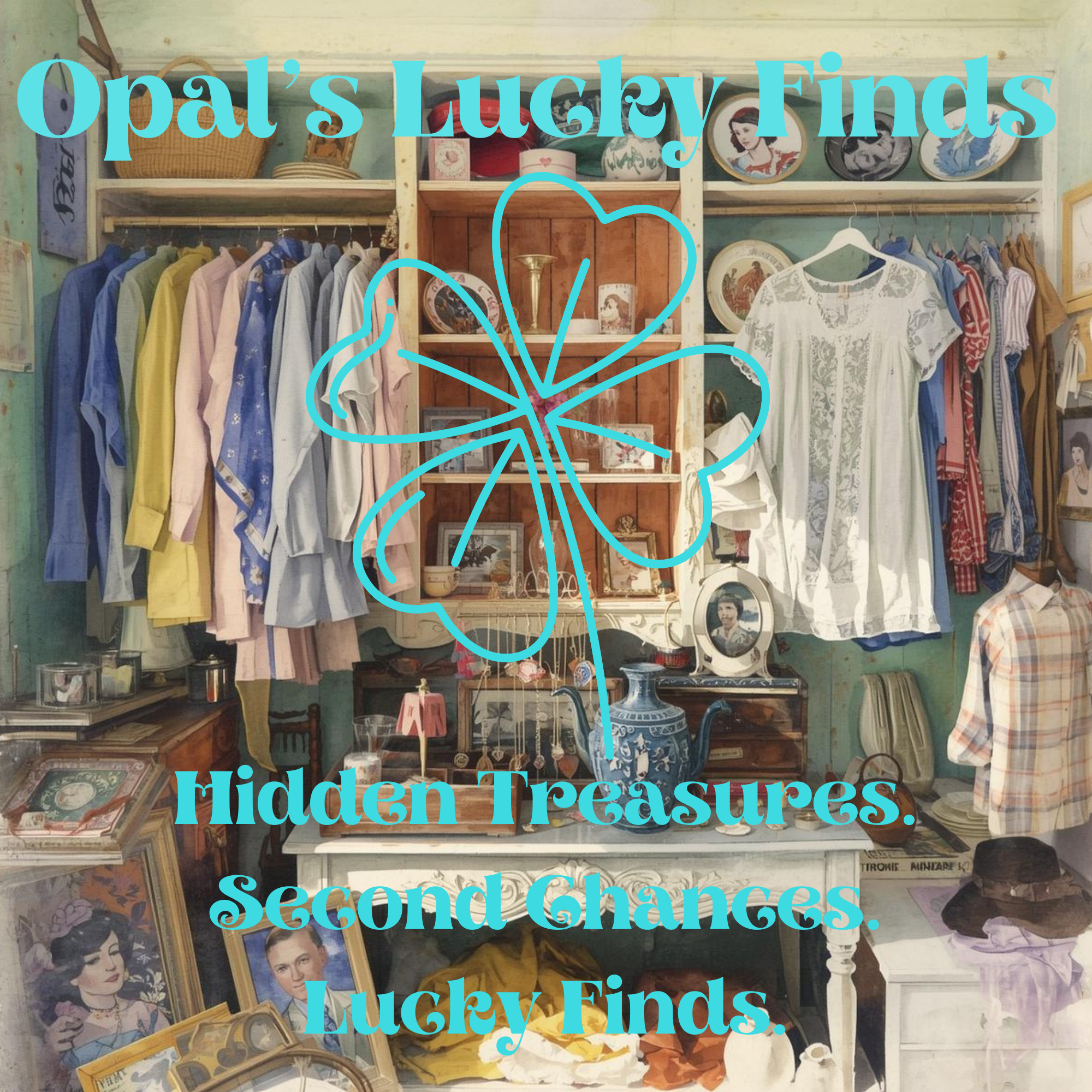 Opal's Lucky Finds - Second Chances. Hidden Treasures. Lucky Finds.  Named after Opal- A lucky rescue who reminds us that the best treasures are the one's given a second chance!